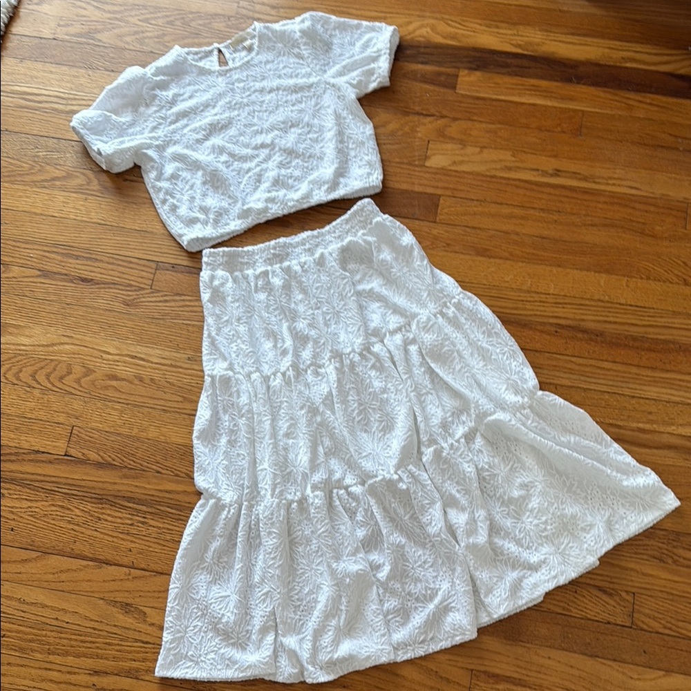 Michael Kors top and skirt